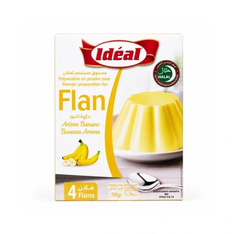 Idéal Flan, Banana — 4 flans
