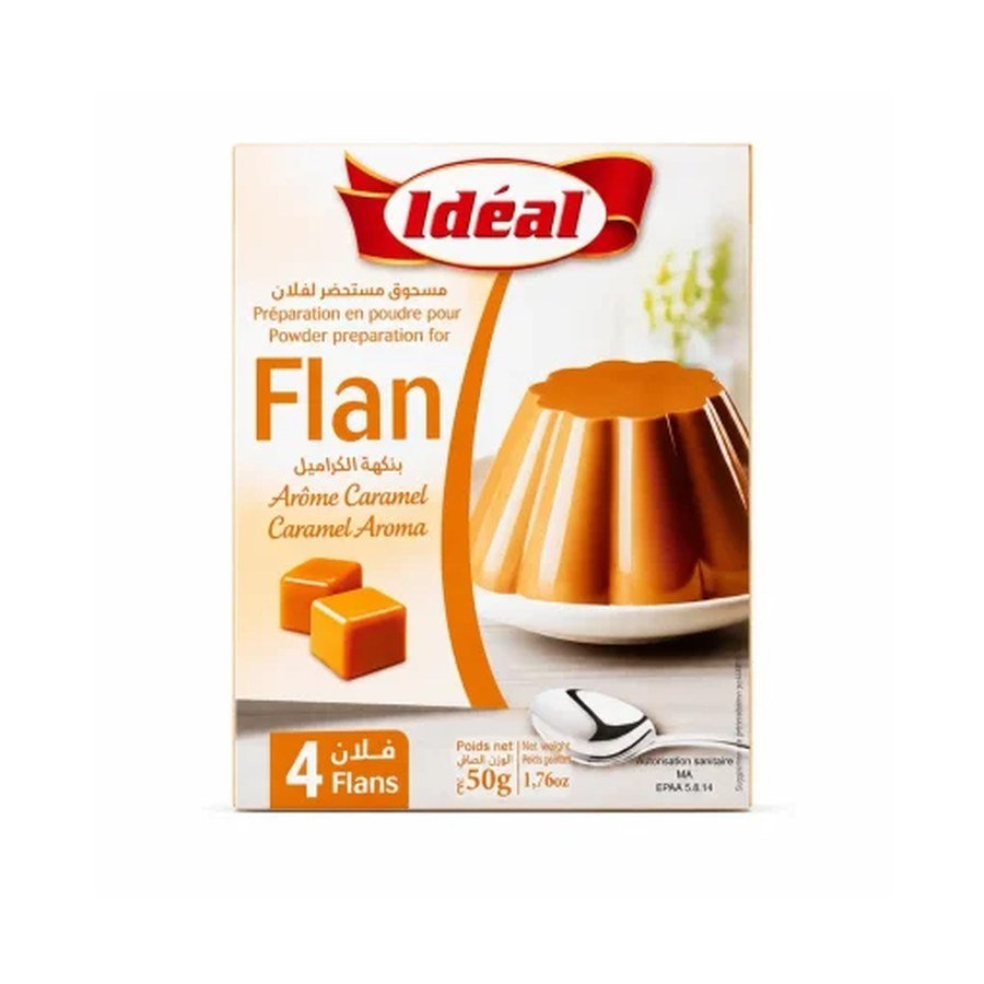 Idéal Flan, Caramel — 4 flans