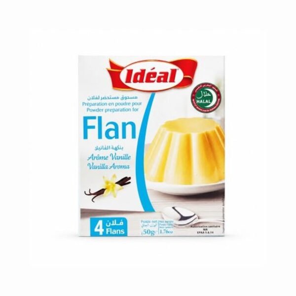 Idéal Flan, Vanilla — 4 flans