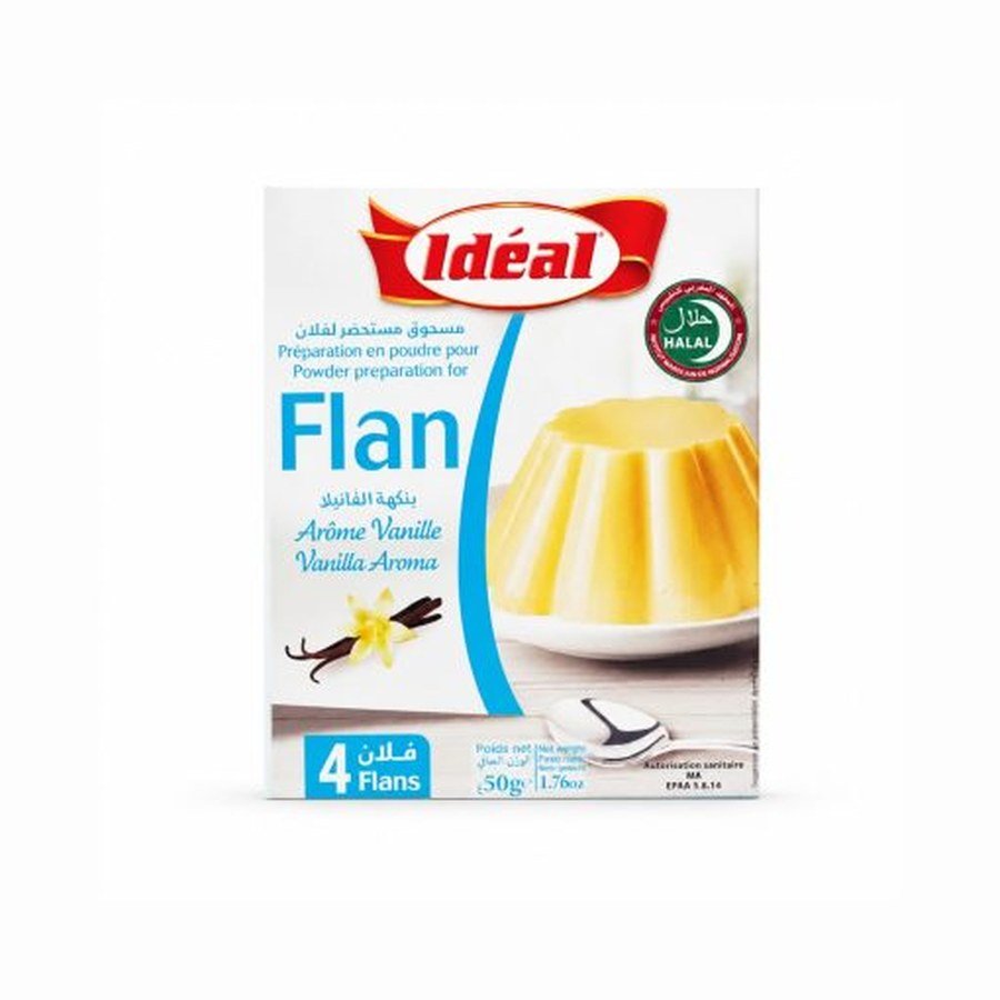 Idéal Flan, Vanilla — 4 flans