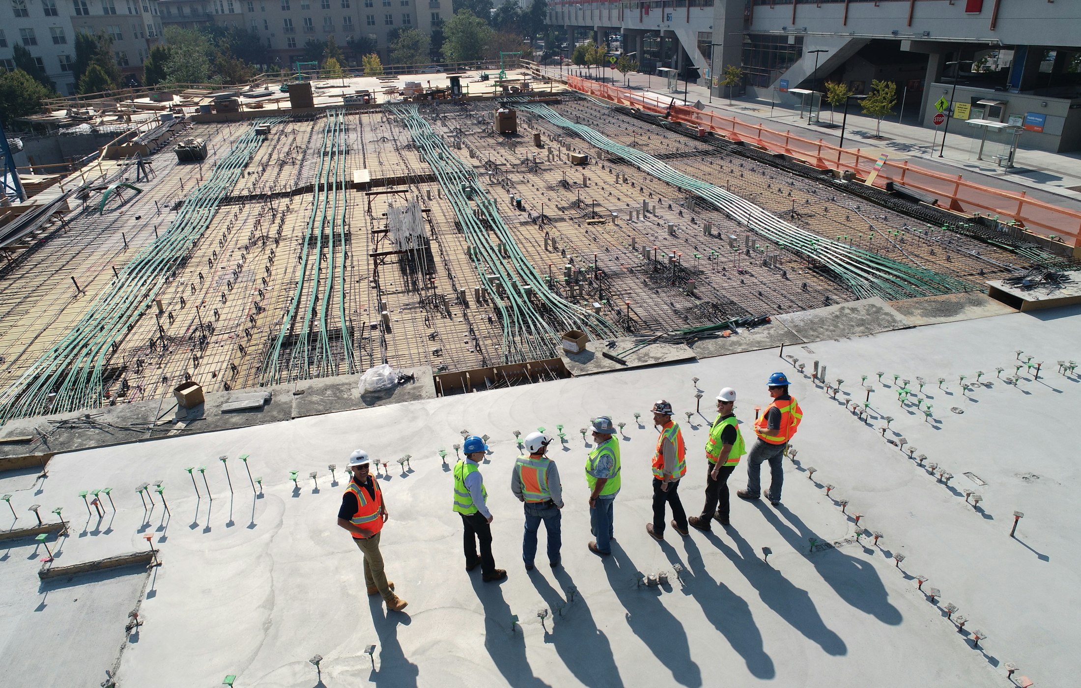 Four Style Contracting construction site in Abu Dhabi