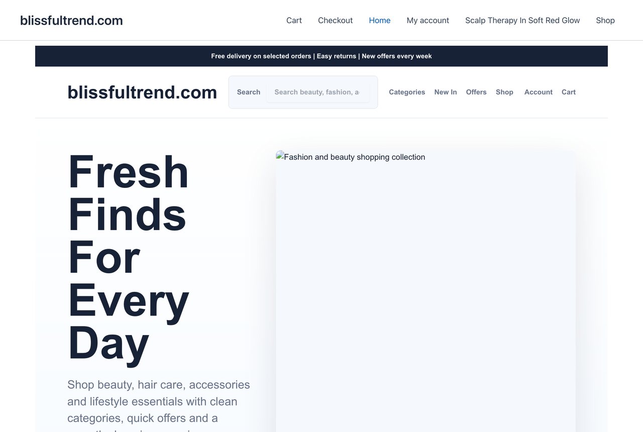 Blissful Trend online store